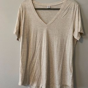 Short Sleeve V Neck